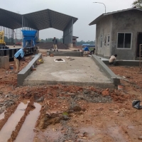 Pembangunan Pondasi Timbangan