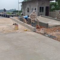 Pembangunan Pondasi Timbangan