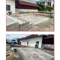 Pembangunan Pondasi Timbangan